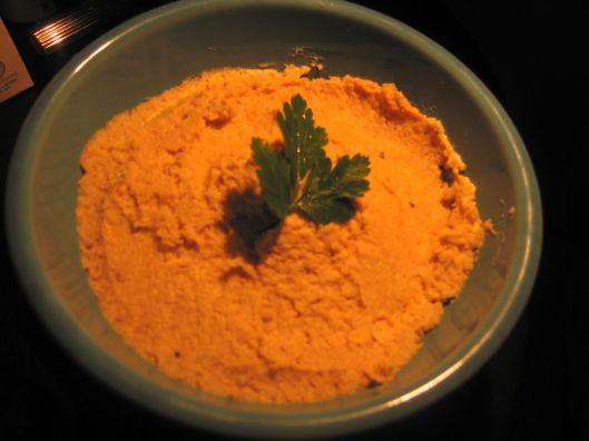 Hummus the thing that photographs like weird paste!