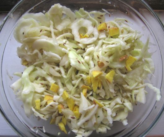 Spiralized and chopped!