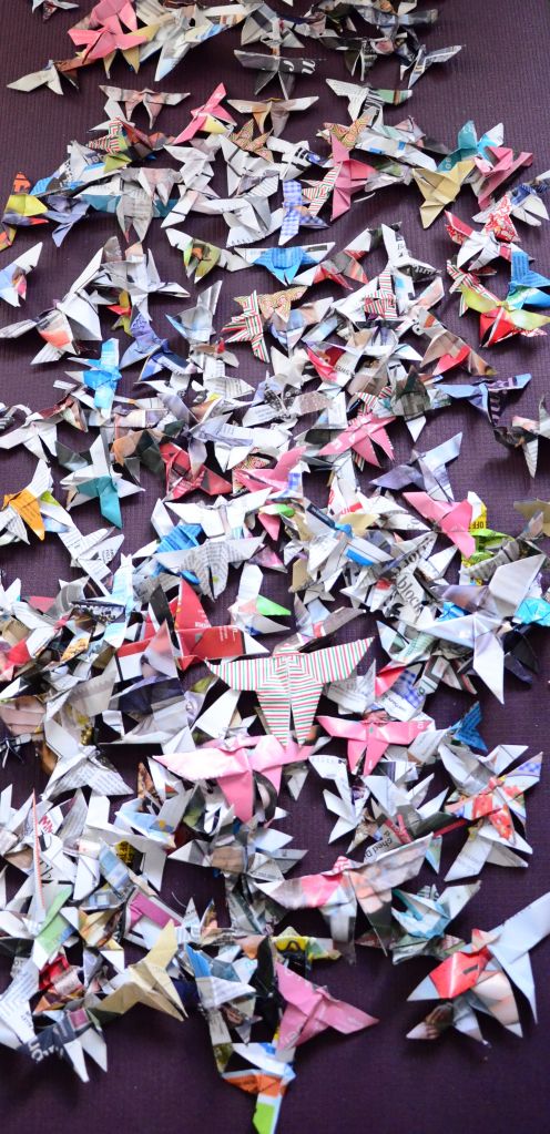 finished! 264 butterflies!