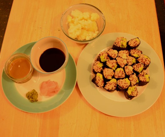 Quinoa sushi dinner!
