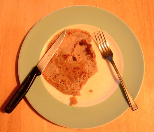 Tasty enough to have with just maple syrup!! Num num num